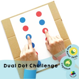 Dual Dot Challenge: Cognitive Skills Printable Game (PDF Download)