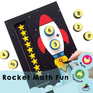 Rocket Math Game: Printable Add/Subtract Activity (PDF Download)