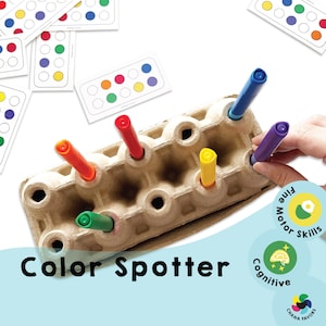 Color Spotter Game: Printable Color Recognition Cards (PDF Download)