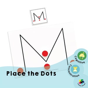 Place the Dots Brain Training Game: Hand-Eye Coordination (Printable PDF)