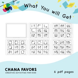 Place Objects Printable brain game to practice thinking step-by-step, guess the size and shape of objects, pick and place objects in place image 2