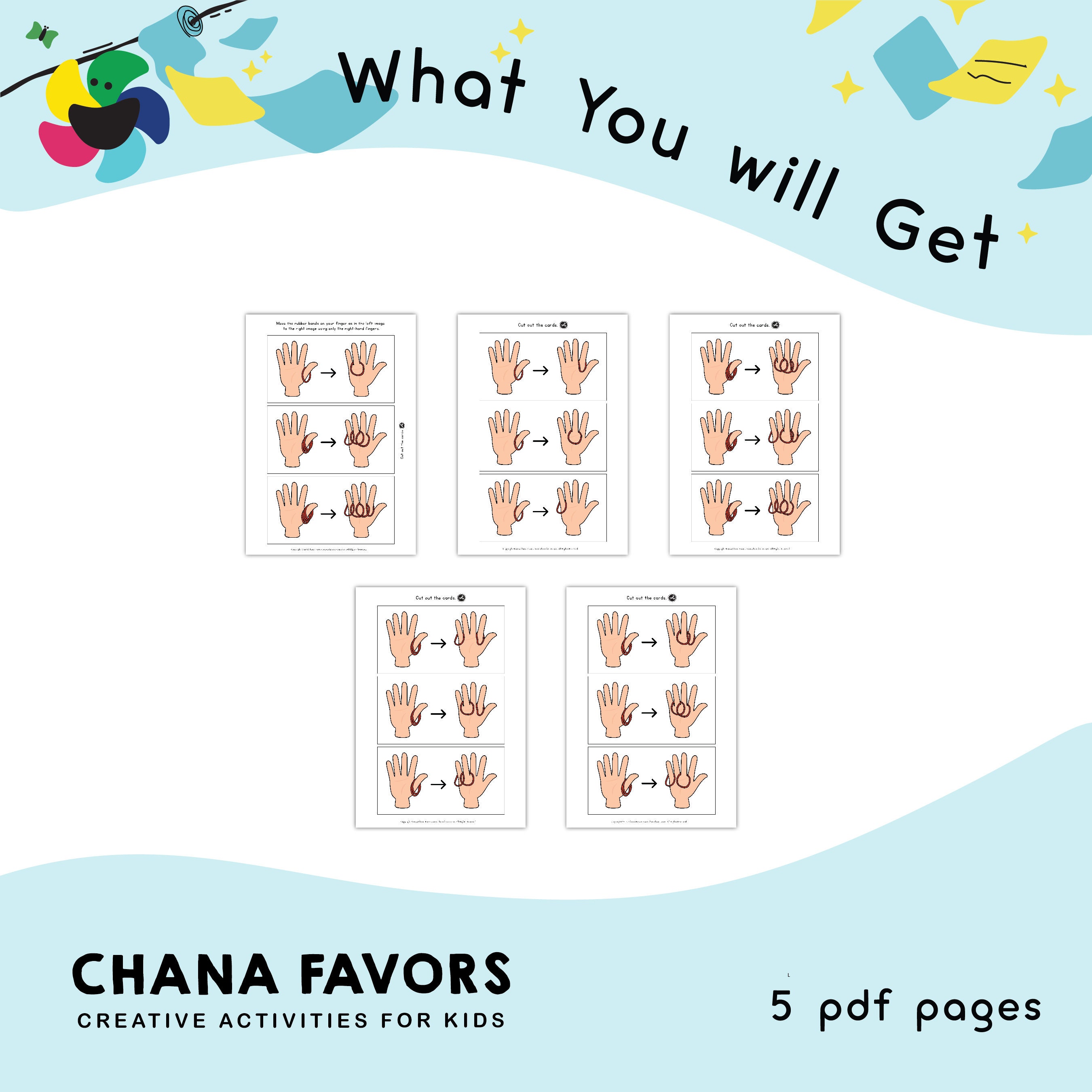 Right Finger Exercises printable Fine Motor Skills Activities to