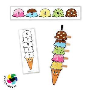 Ice Cream Shop Printable Interactive Game for Kids to Develop Essential Skills Perfect for Parents, Teachers, and Caregivers image 5