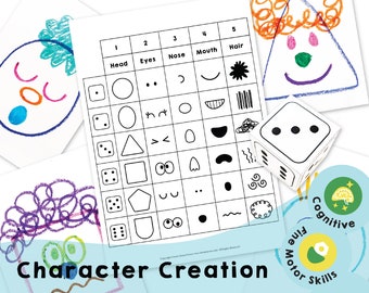 Character Creation Game: Printable Dice Activity (PDF Download)