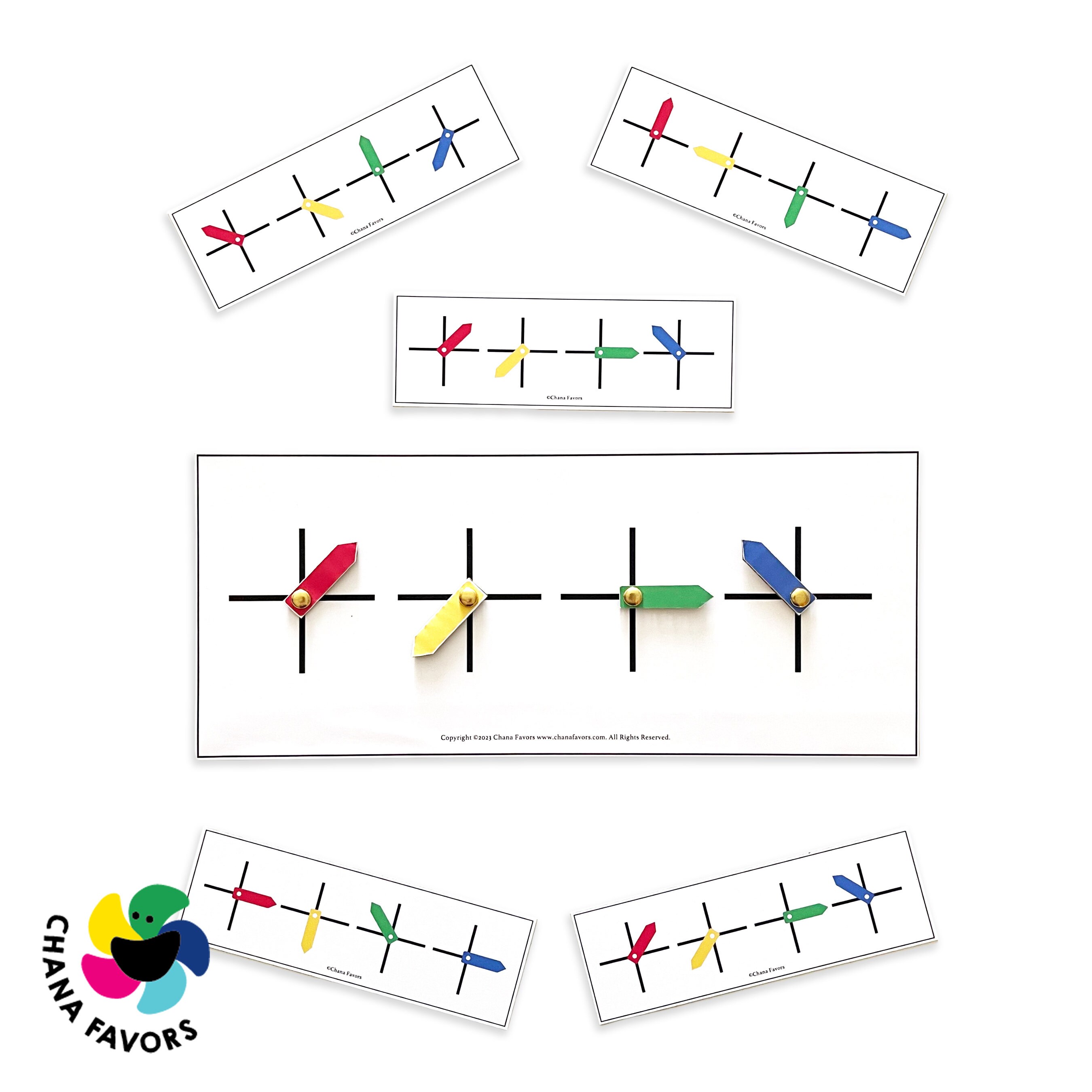 Cognitive Control Arrows Task Directional Arrow Twist Game: Printable Cognitive Skills Activity (PDF ...