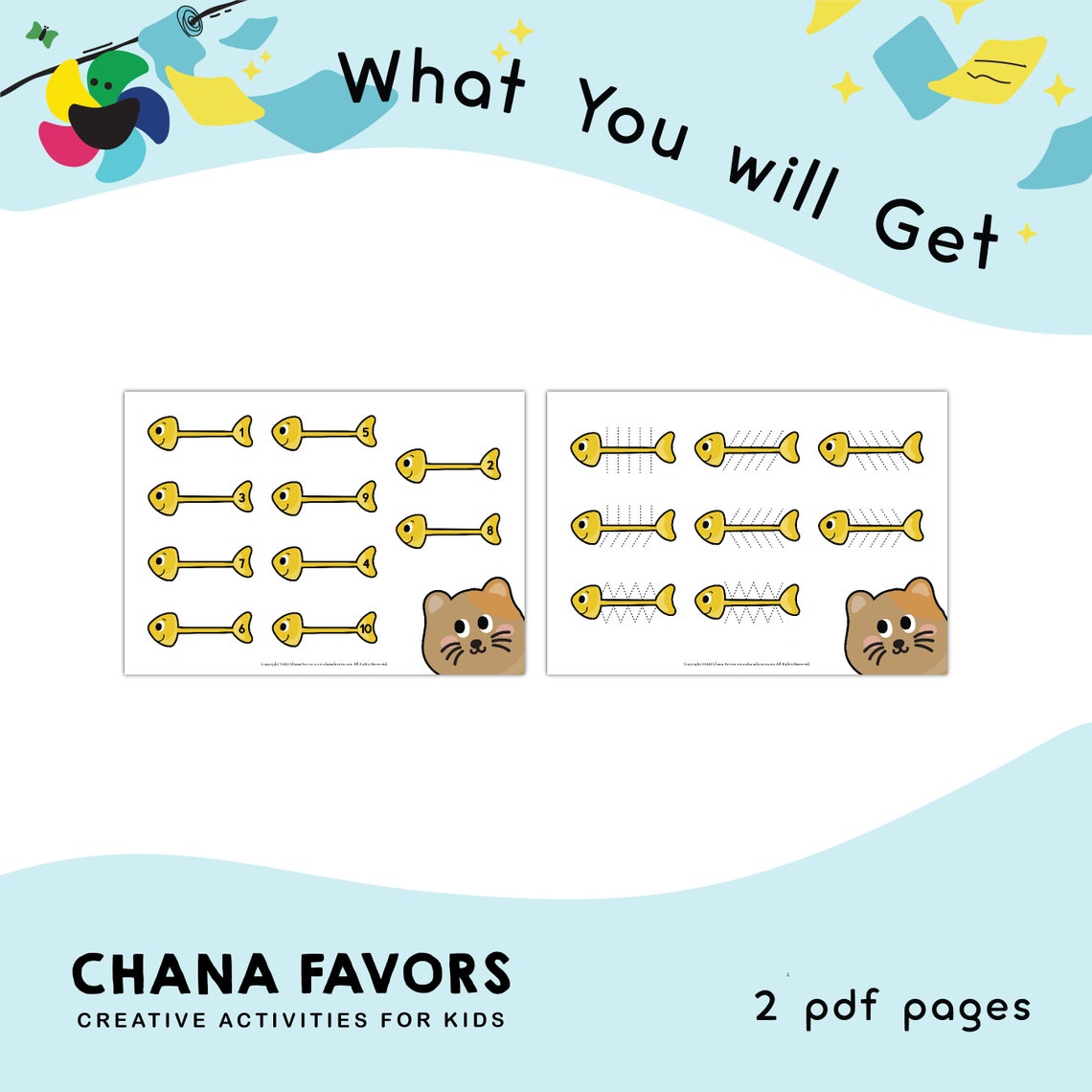 Fishbone Drawing Printable Preschool Fine Motor Activity to - Etsy