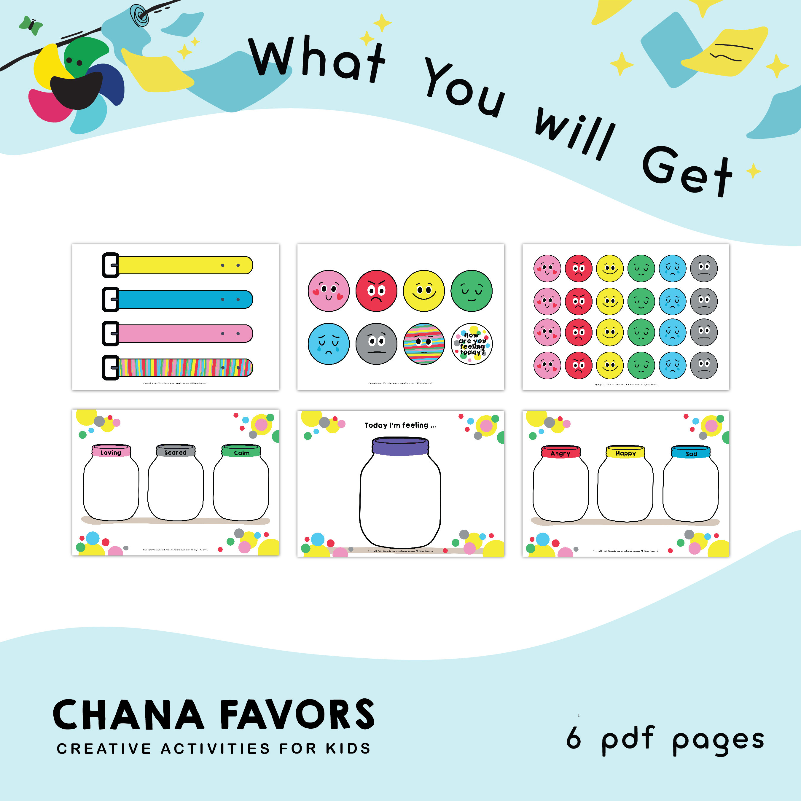 Handling Emotions printable Kids Activities to Help Your Child Learn to ...