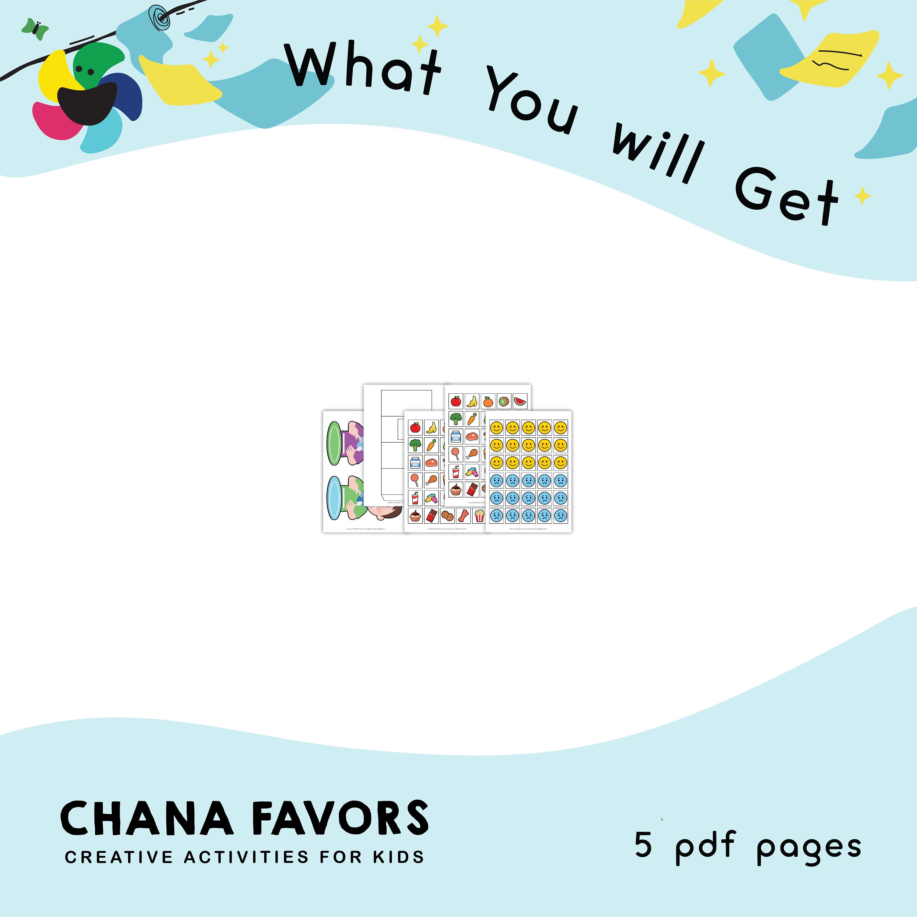 Foodie Fun Box: Healthy Eating Game for Kids (printable PDF) - Etsy
