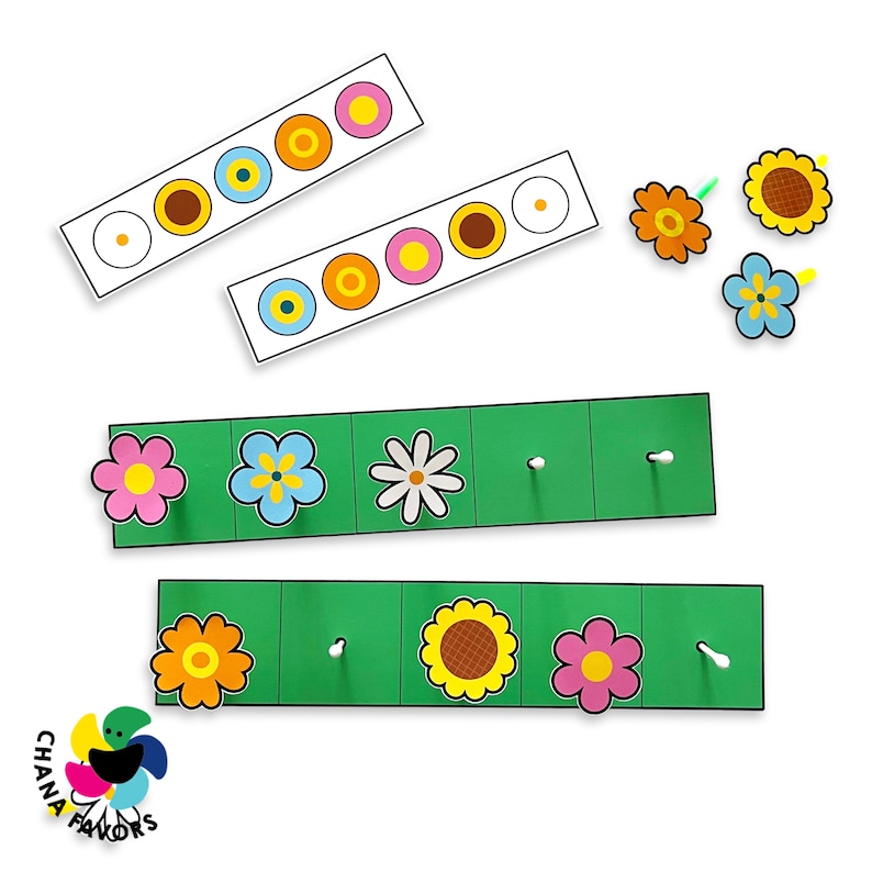 Garden Matchup Printable PDF Fun Game for Kids and Adults, Improve