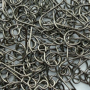 Titanium Earring Hooks - 10 Pairs Hypo Allergenic, Nickel-Free Ear Wires Findings