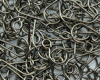 Titanium Earring Hooks - 10 Pairs Hypo Allergenic, Nickel-Free Ear Wires Findings
