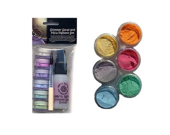 Mica Powder Kit - Cosmic Shimmer Mica Powder Spray Kit - Sparkly Decoration for Polymer Clay, Paper Crafts, Nail Art etc