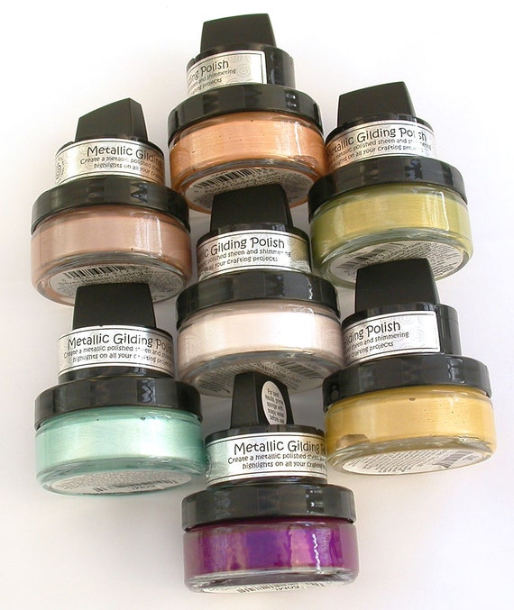 Cosmic Shimmer Gilding Polish Colour Chart