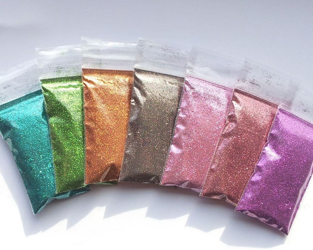 Microfine Metallic Glitter Kit - European Craft Glitter, 7 Colors