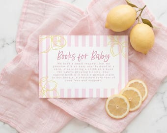 Ciao Baby Shower Bücher für Baby, Ciao Bella handgeschriebenes Buch Wunschkartenvorlage, Italienisches Thema, Italien Amalfi Sommer Zitrone Babyparty