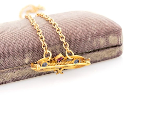 Antique Edwardian Pendant Necklace | Antique Pend… - image 9