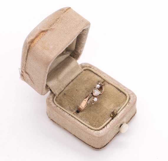Antique 14k Gold Victorian Ring | 14k Gold Opal Ri