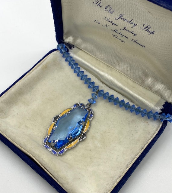 1920s Art Deco Necklace | Antique Art Deco Jewelr… - image 5