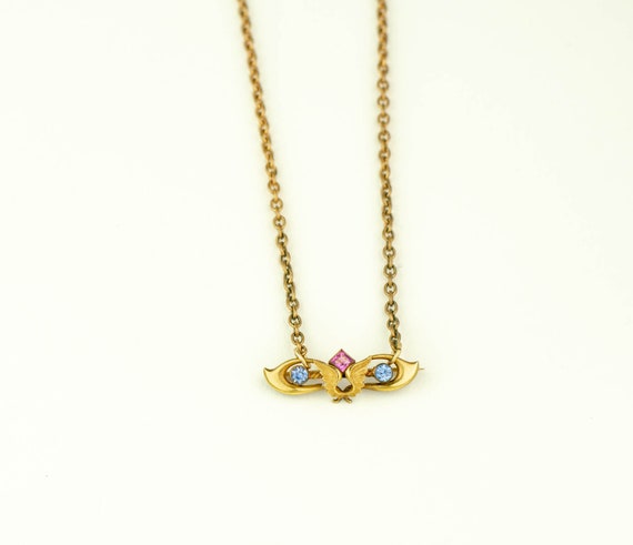 Antique Edwardian Pendant Necklace | Antique Pend… - image 3