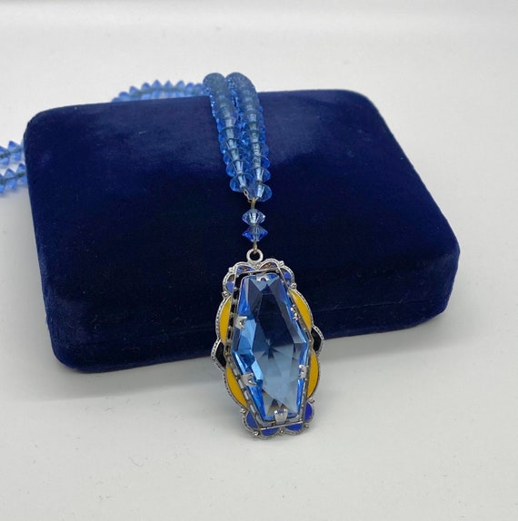 1920s Art Deco Necklace | Antique Art Deco Jewelr… - image 3