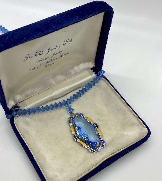 1920s Art Deco Necklace | Antique Art Deco Jewelr… - image 6