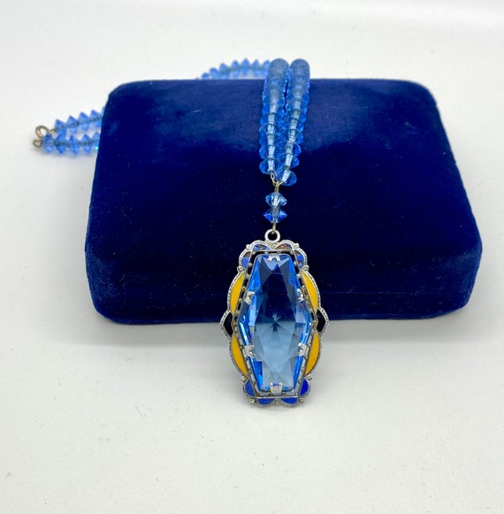 1920s Art Deco Necklace | Antique Art Deco Jewelr… - image 4