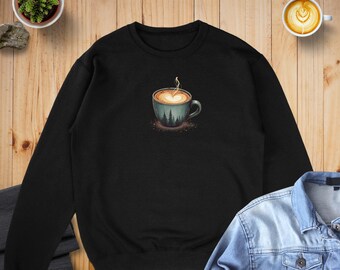 Cozy Camping Crew Neck. Coffee Lovers
