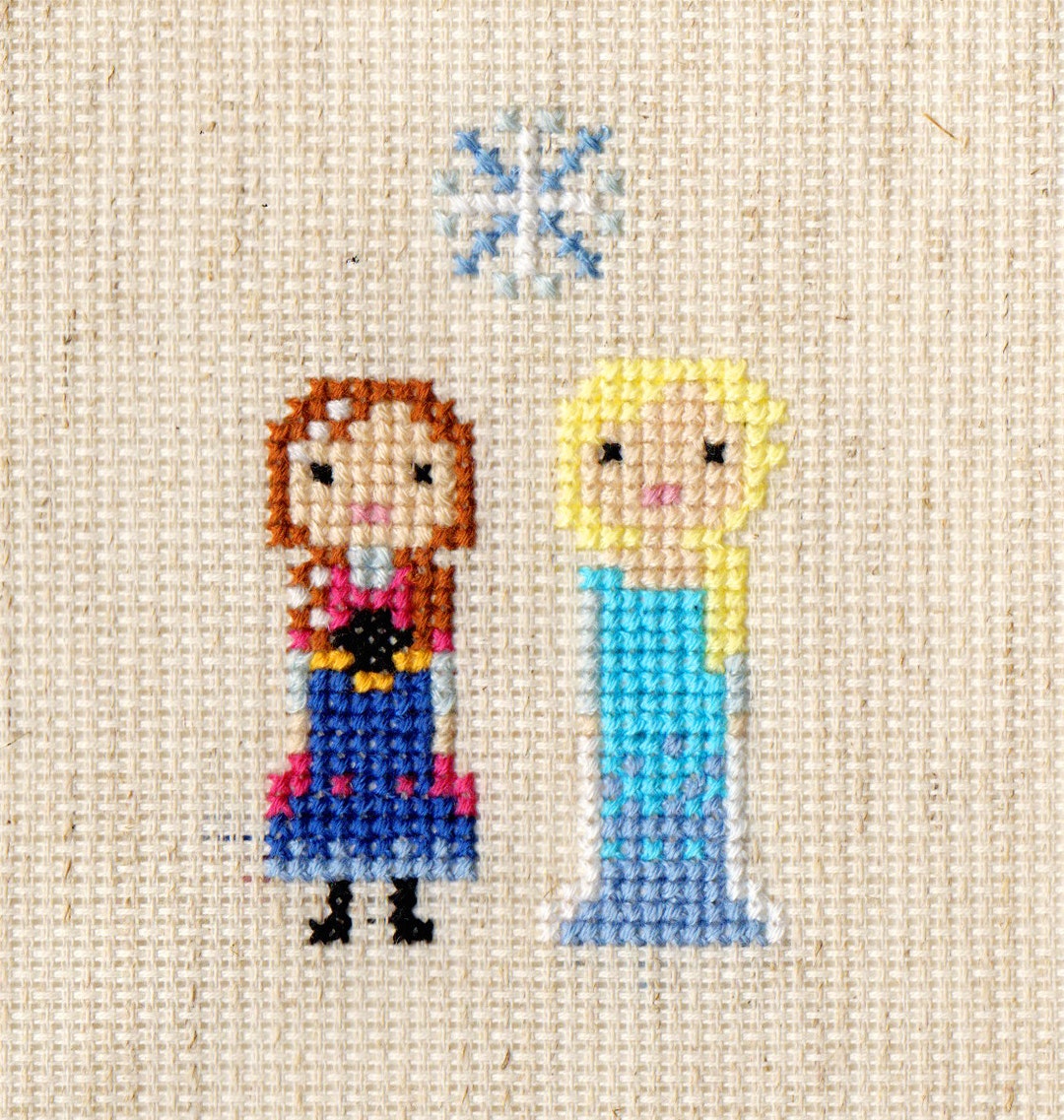 Frozen Anna Elsa Anna Perler Bead Pattern Buy Anna Elsa Pixel