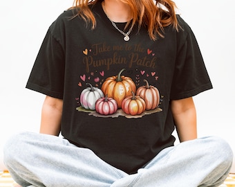 Pumpkin Patch Shirt: Comfort Colors Unisex Tee - Fall Graphic