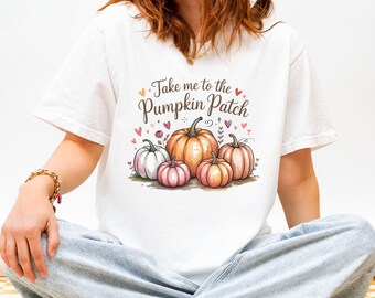 Pumpkin Patch Shirt: Comfort Colors Fall Graphic Tee