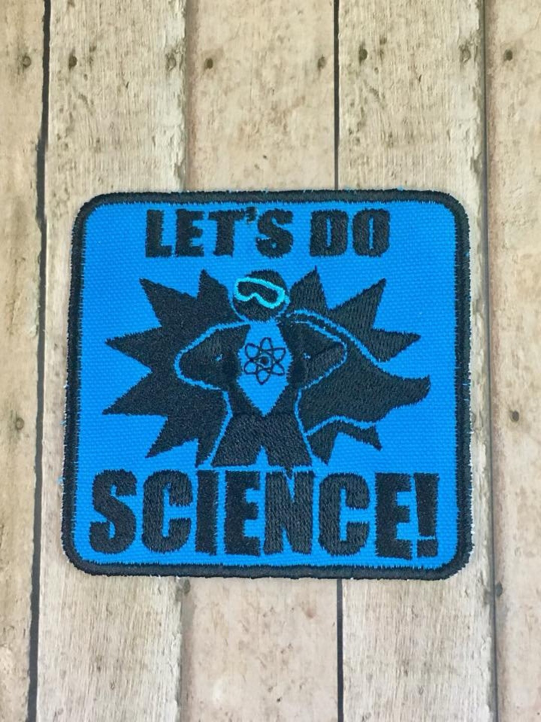 Let's Do Science Patch Sew on or Iron On Canvas Pick a Etsy