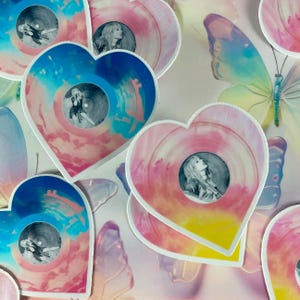 Heart Shaped Vinyl | TS Live from Paris Sticker