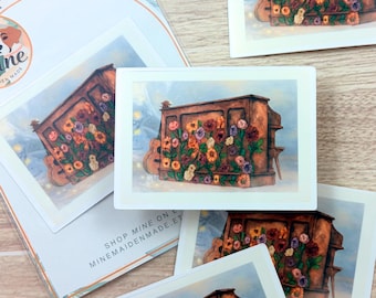 Acoustic Set Floral Piano | Concert Polaroid | Nostalgic Surprise Song Sticker