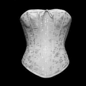 Victorian Corset Rose Brocade c.1860 Julia, Civil War Hourglass Corset, cosplay reenactment historical costume bridal shaping all sizes Plus