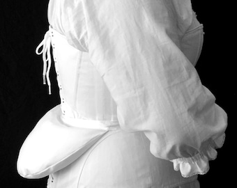 Sottoveste vittoriana del XIX secolo, biancheria intima storica, costume storico per rievocazione storica, da piccola a 2XL, taglie forti o personalizzate.