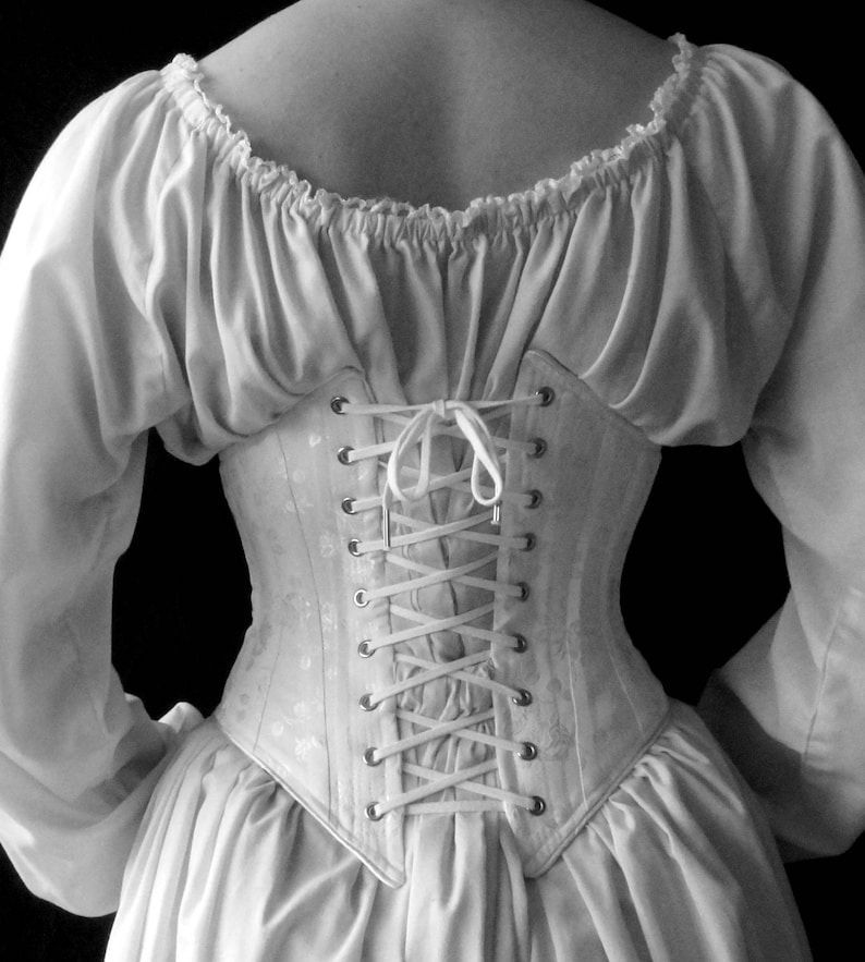 Victorian Underbust Corset Waist Cinch Corset c. 1900 Corset | Etsy