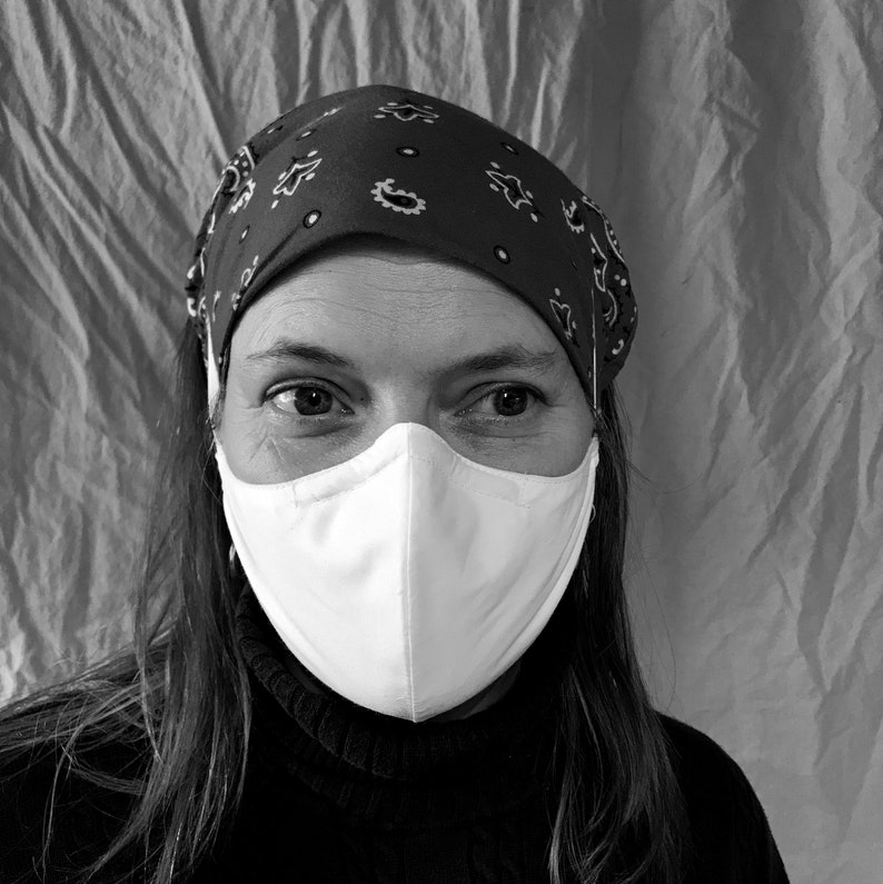 Protective Masks for Adults 2 Sizes 2 Layer White 100 Etsy