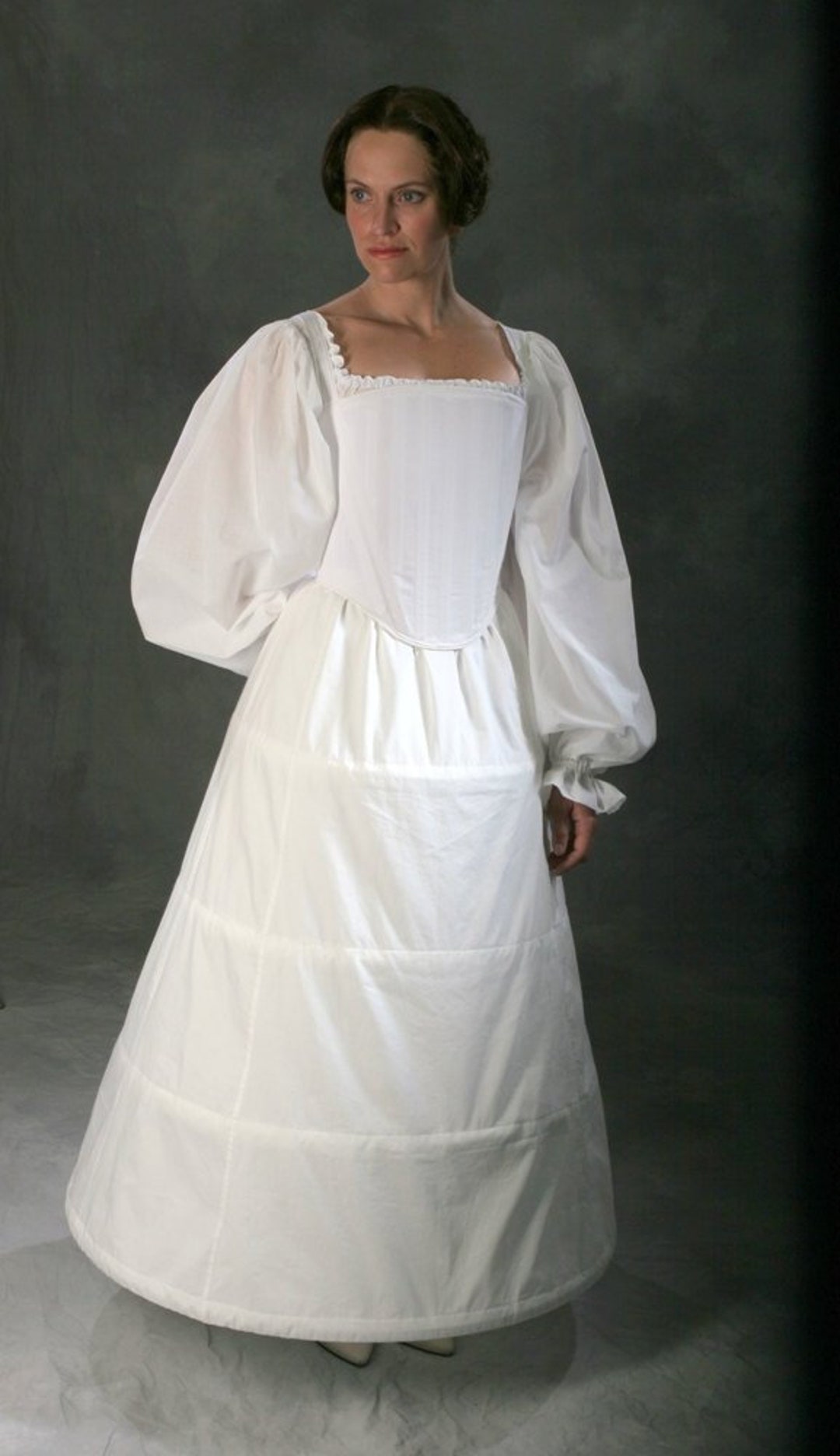 Cone Farthingale Tudor Elizabethan Shakespearean Skirt Support, 16th