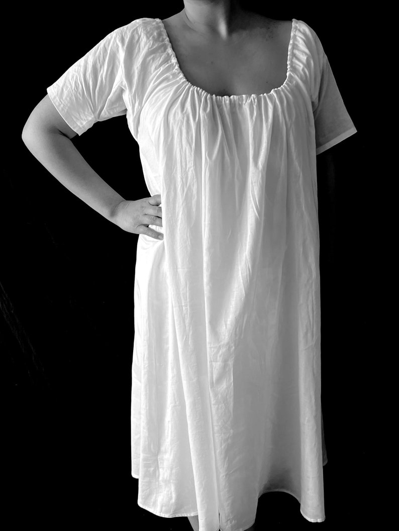 Regency historical silhouette ensemble, Corset, Chemise, Petticoat, 3 piece set, all sizes plus size to small historic underwear image 7