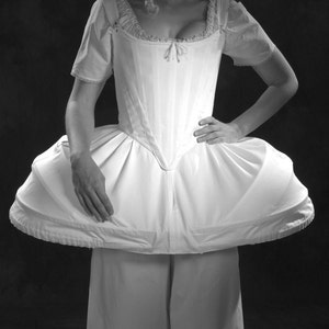 18th century Full Pannier modest width 34&quot; to 36&quot; across, Marie Antoinette Rococo Venetian Carnivale Masquerade skirt support costume