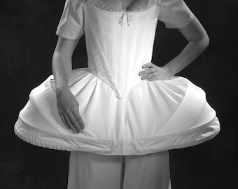 18th century Full Pannier modest width 34&quot; to 36&quot; across, Marie Antoinette Rococo Venetian Carnivale Masquerade skirt support costume