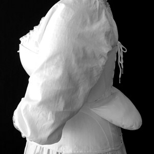 Victorian Bustle Pad 19th c. Historic Underwear, Reenactment Cosplay Historical Costume Undergarment small through 2XL Plus Size or custom image 4