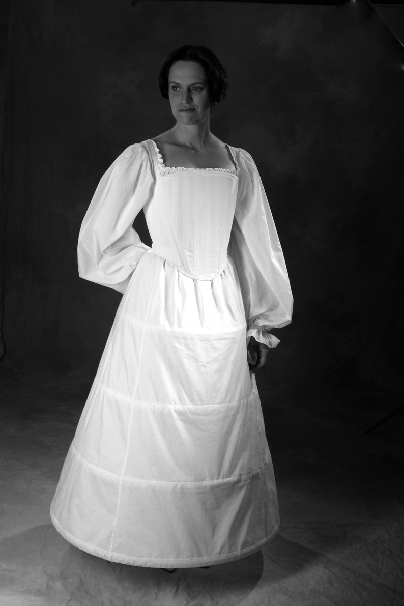 Tudor Elizabethan Historic Underwear Ensemble Full Silhouette Etsy