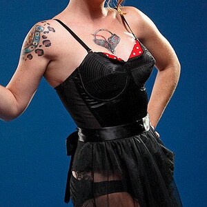Stevie Rockabilly 1950's Bullet Bra Corset- ready to ship size 34B and 38D , black satin coutil