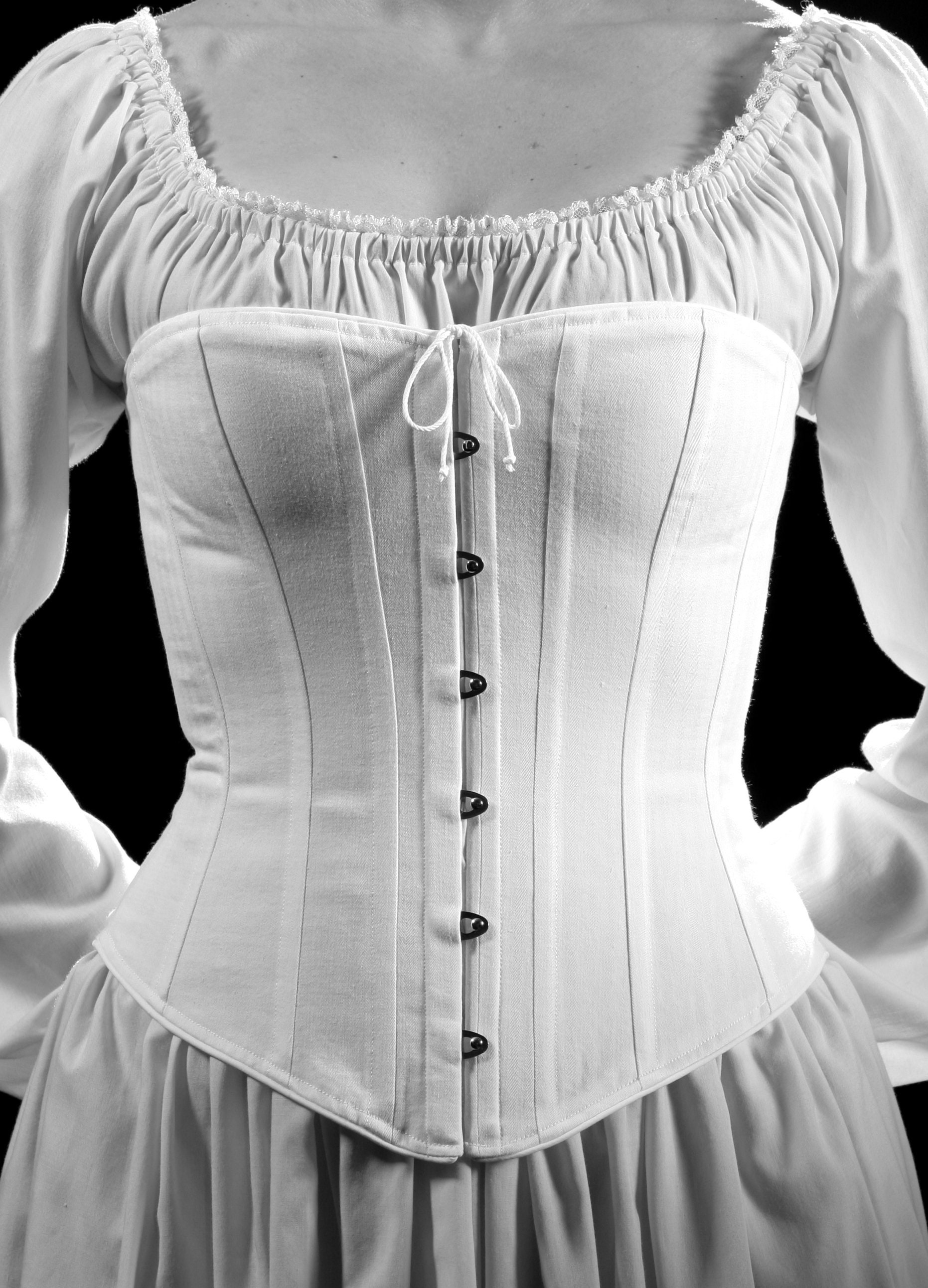 Victorian Corset Civil War Classic Hourglass With Busk Julia C.1860 Corset  Cotton Brocade Coutil, for All Sizes Small to Plus Reenactment -  Canada