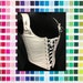 Custom Color Ren Faire Corset-choose any color front & back lacing Renaissance Festival Costume Wench Bodice made to measure custom size 