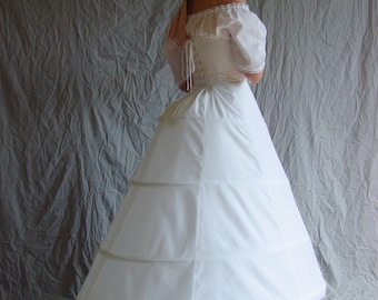 Hoop Skirt Mid 19th Century elliptical Antebellum Civil War