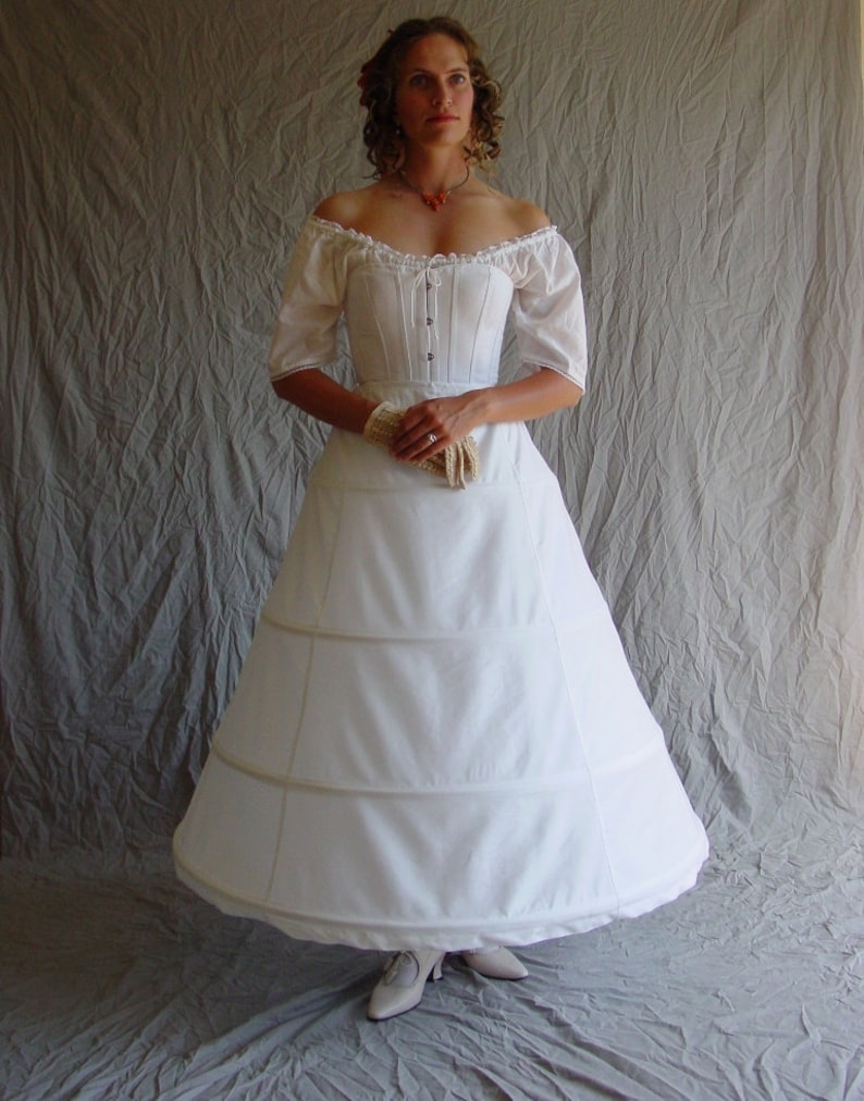 Hoop Skirt Mid 19th Century Elliptical Antebellum Civil War Etsy UK