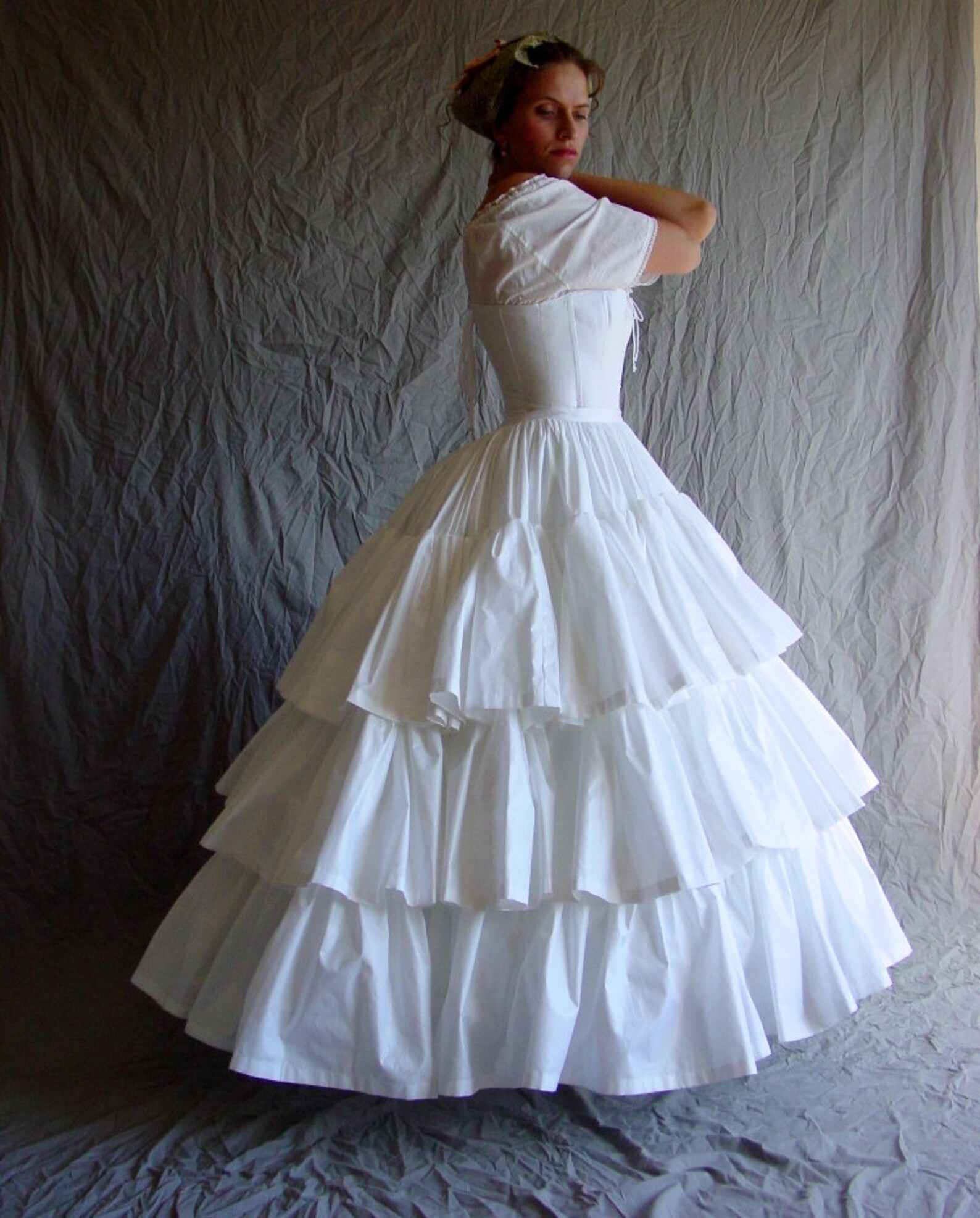 Hoop Skirt Mid 19th Century Elliptical Antebellum Civil War Etsy