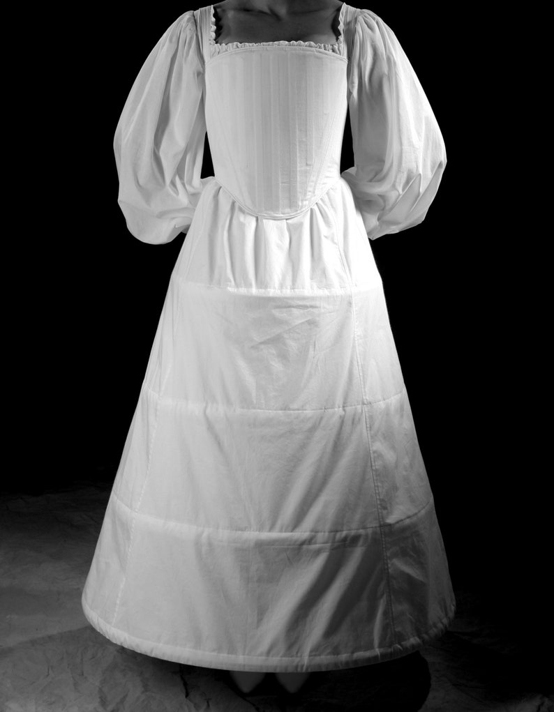 Cone Farthingale Tudor Elizabethan Shakespearean Skirt Etsy